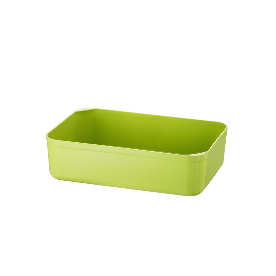2pc LocknLock Fresh Block 3.2L Food Storage Container w/ Tray 29.2x20.6cm Green