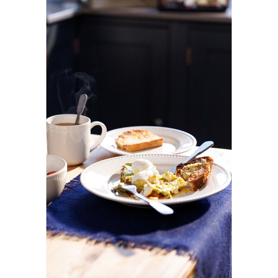 2pc Mikasa Rectangular 45 x 35cm Jute Kitchen Dining Table Placemats, Navy