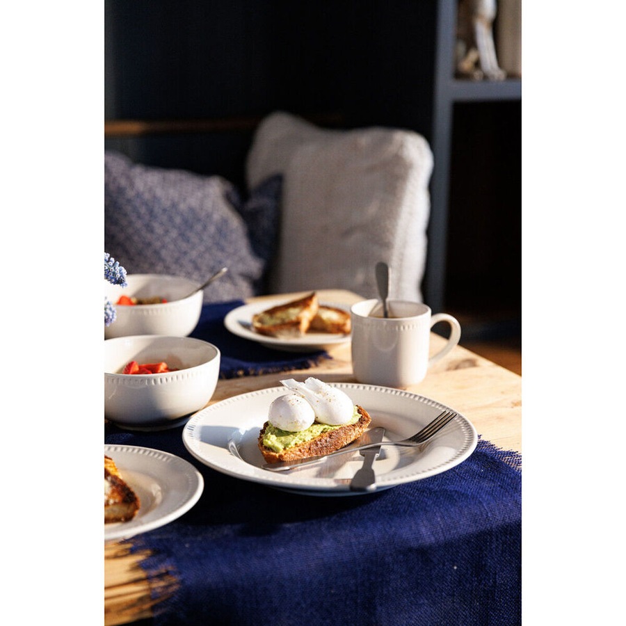 2pc Mikasa Rectangular 45 x 35cm Jute Kitchen Dining Table Placemats, Navy