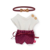 2pc Miniland Clothing Sand T-Shirt & Rompers w/ Hairband Outfit For 21cm Doll 3+