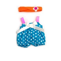 2pc Miniland Clothing Summer Jumper Set Costume Accessory For 21cm Doll 3y+