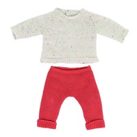 2pc Miniland Knitted Doll Outfit Sweater & Trousers Clothes Set 38cm Kids Toy 3+