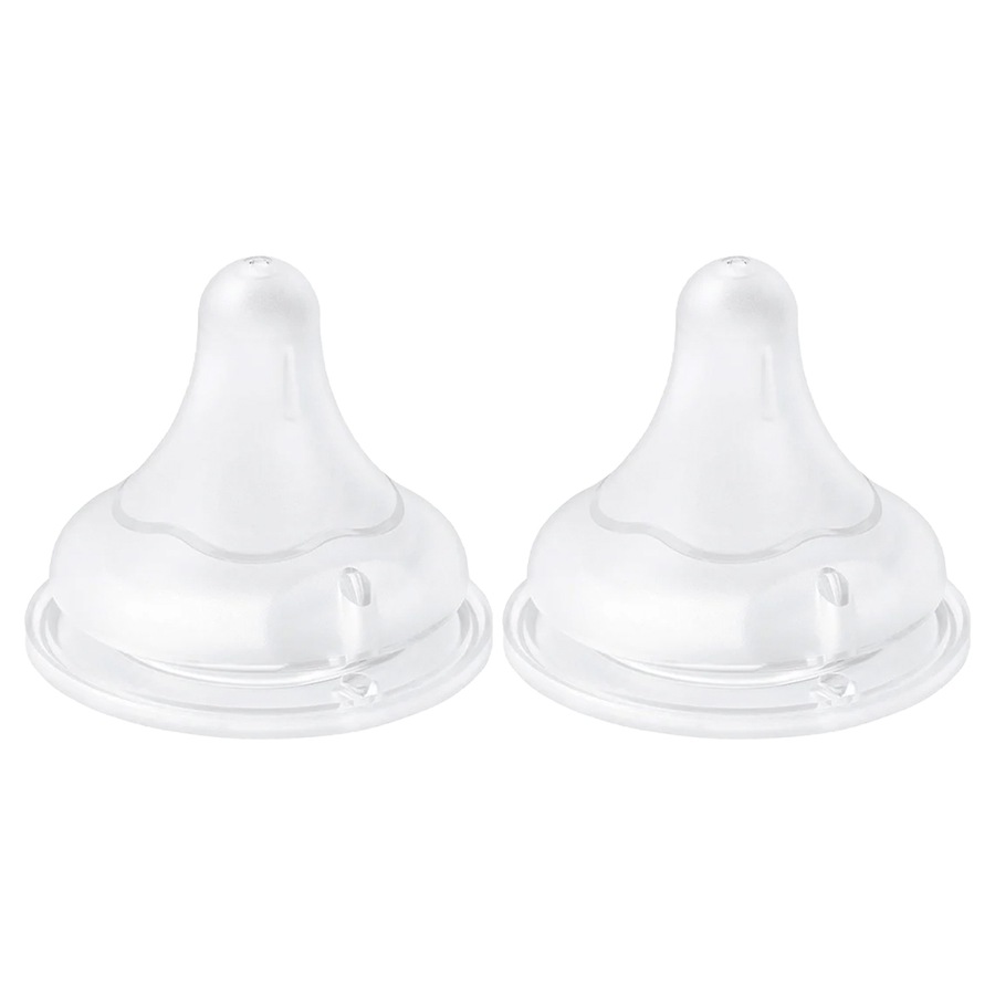 2pc Pigeon Softouch LL Y Cut Wide Neck Nursing Baby Feeding Bottle Lid 9m+