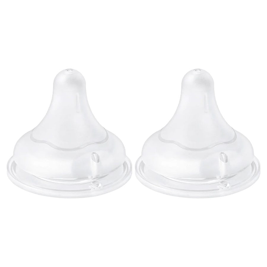 2pc Pigeon Softouch LL Y Cut Wide Neck Nursing Baby Feeding Bottle Lid 9m+