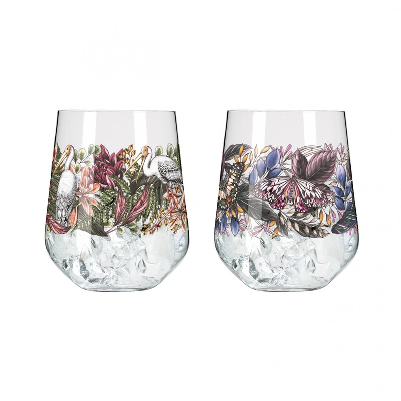 Buy 2Pc Ritzenhoff Schattenfauna Shadow Fauna Crystal Glass Drinking