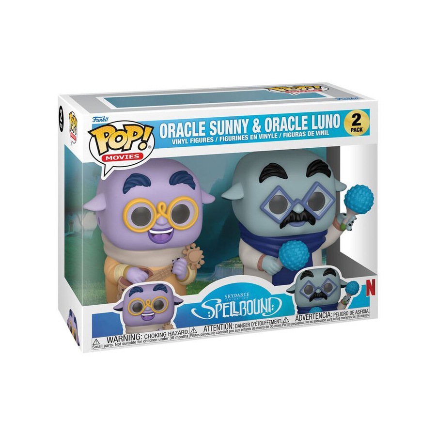 2pc Spellbound Oracle Sunny & Oracle Luno Pop Vinyl Figure Toy 9.3 cm 3y+