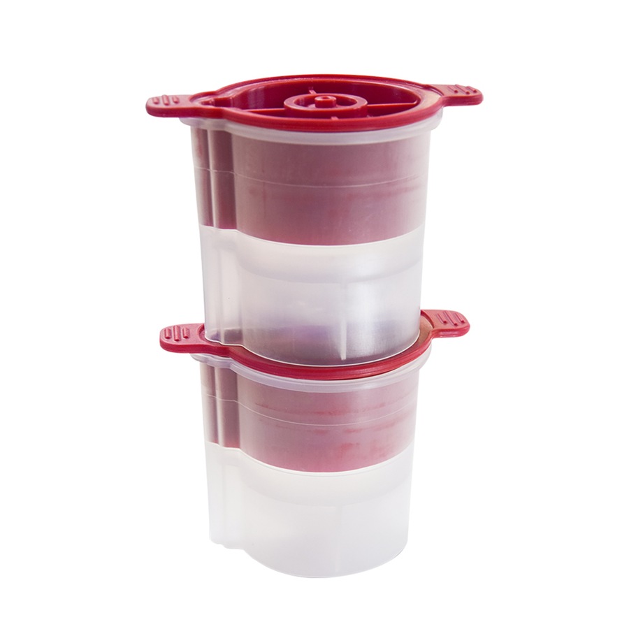 2pc Tovolo Ornamental Ice Maker Mould Set w/ Silicone Cap Tree/Snowflake