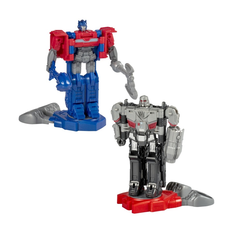 2pc Transformers One Robot Battlers Kids Play Toy 6y+ Optimus Prime VS Megatron