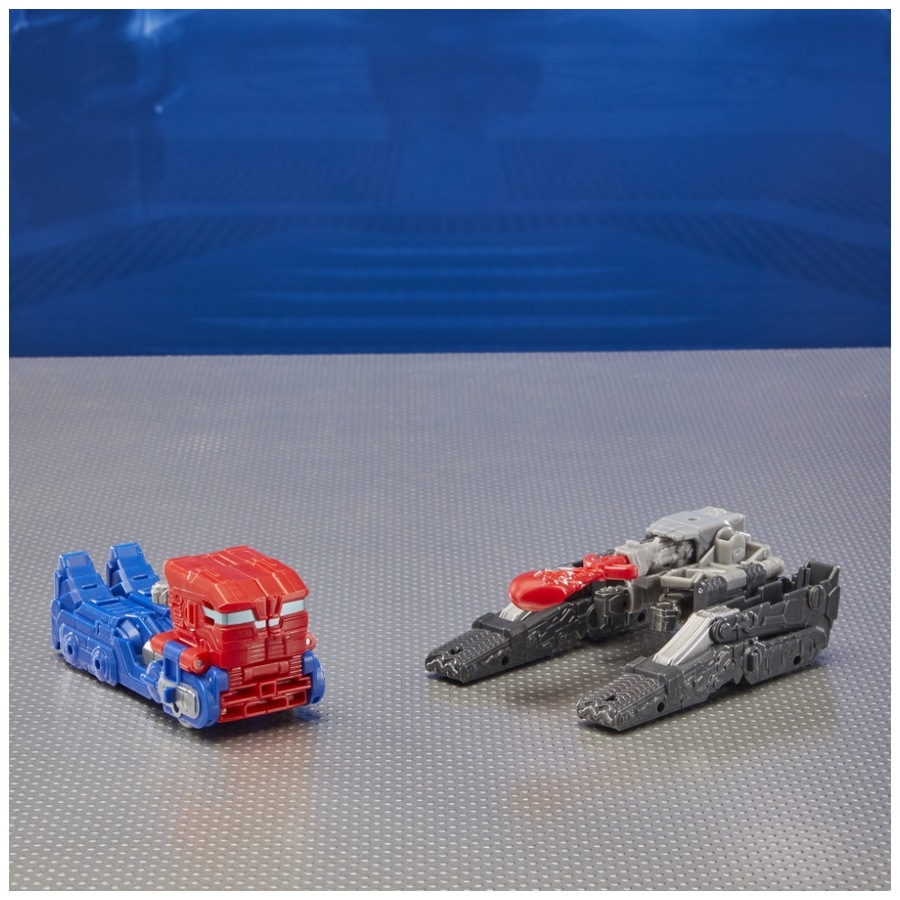 2pc Transformers One Robot Battlers Kids Play Toy 6y+ Optimus Prime VS Megatron