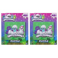2x 48pc Hatchimals Birds Background Jigsaw Puzzle Educational Kids 3y+ Toy Green