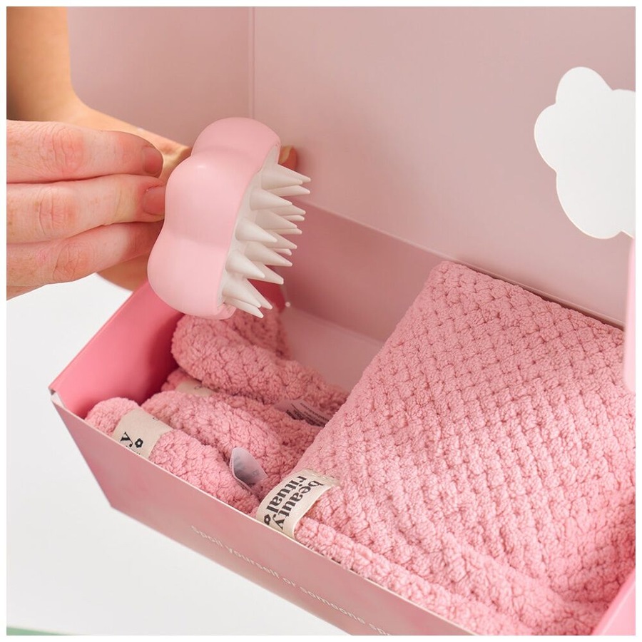 2PK Annabel Trends Beauty Ritual Hair Care Gift Box Dusty Pink