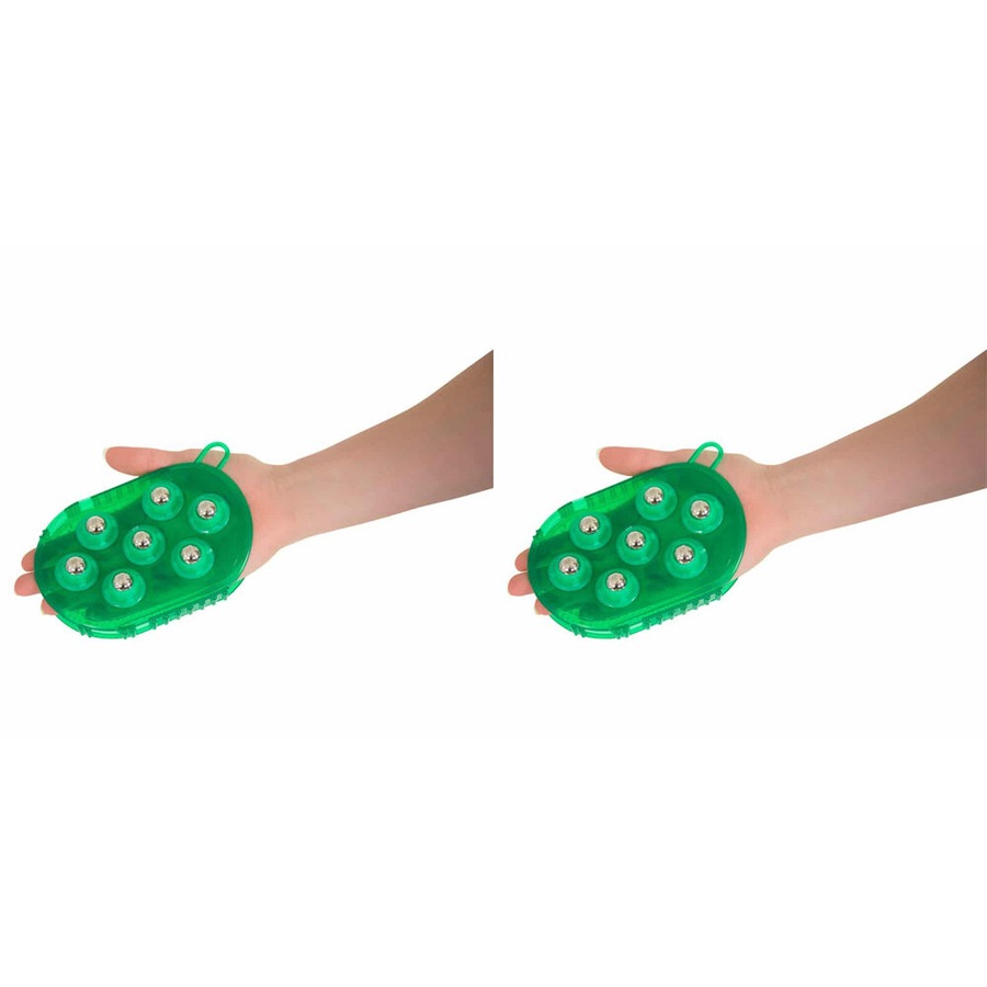 2PK Annabel Trends Feel Well Massage Hand Glove Muscle Relief 11x15cm Green
