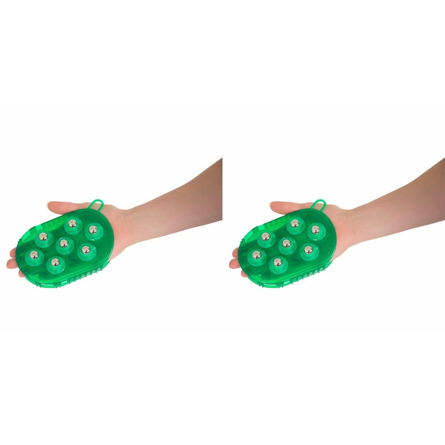 2PK Annabel Trends Feel Well Massage Hand Glove Muscle Relief 11x15cm Green