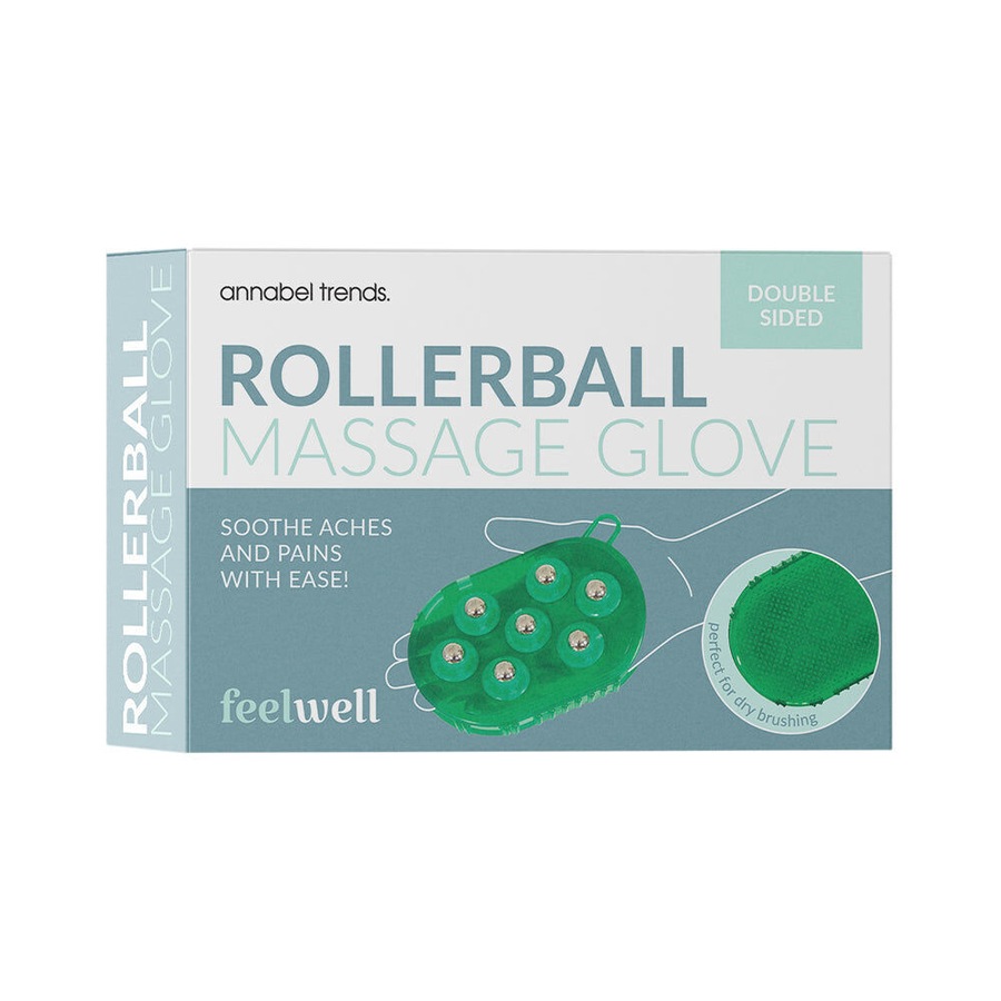 2PK Annabel Trends Feel Well Massage Hand Glove Muscle Relief 11x15cm Green