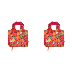 2PK Annabel Trends Shopping Travel Tote Bag 50x42cm Reusable Foldable Tropicana