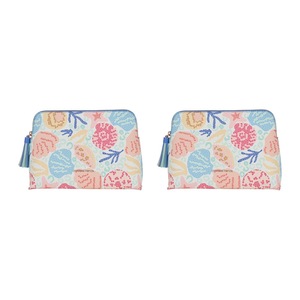 2PK Annabel Trends Vanity Bag Women Cosmetic Case Large 25x18cm Shelly Beach