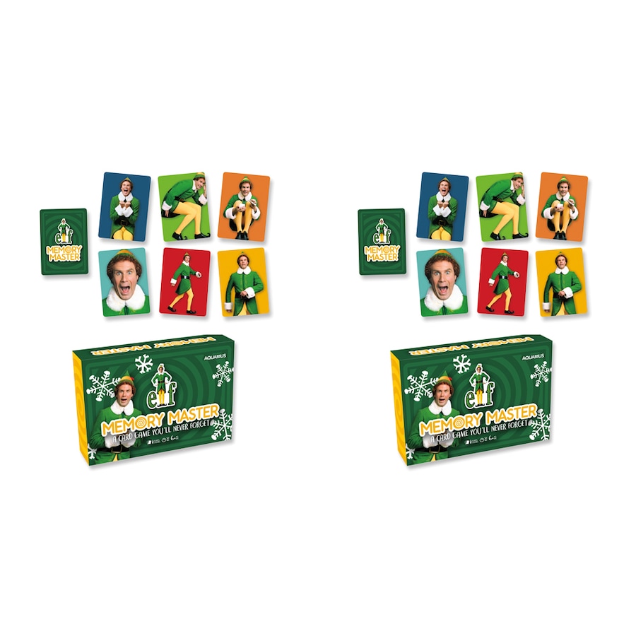 2PK Aquarius Memory Master Card Game Elf Edition Kids/Children Party Play 6y+