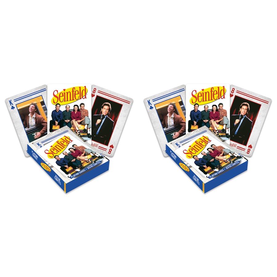 2PK Aquarius Seinfeld Photos Playing Cards Poker Family Gaming Standard Deck Set