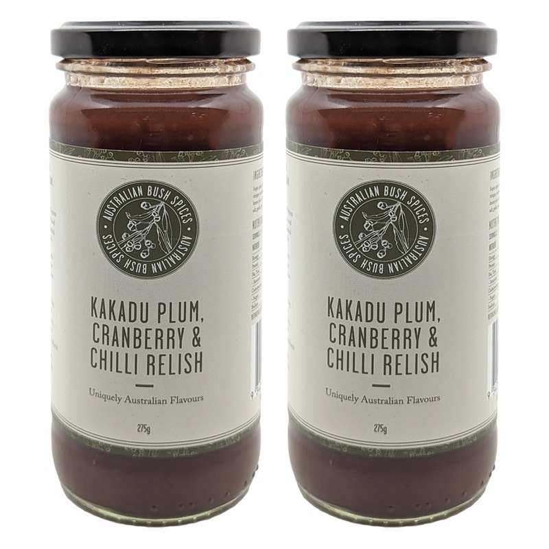 Buy 2PK Australian Bush Spices Kakadu Plum Cranberry & Chilli Relish