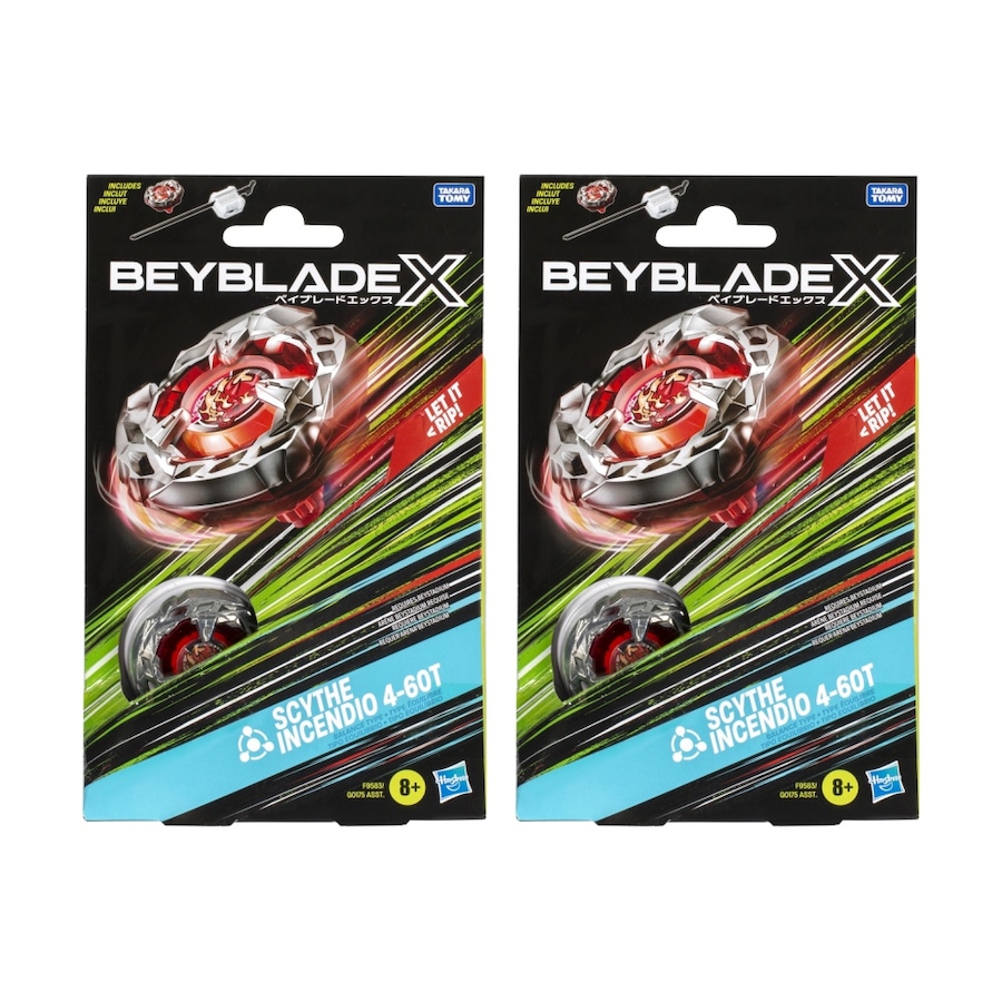 2PK Beyblade X Kids Battle Play Toy Starter Pack Top W/ Launcher 8y+ Assorted