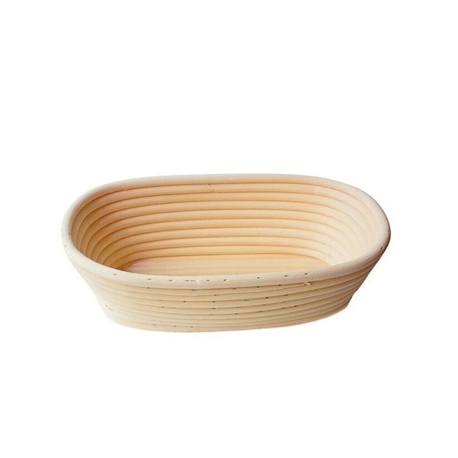 2PK Brunswick Bakers Oval Rattan 30cm Bread Banneton Basket Sourdough Basket
