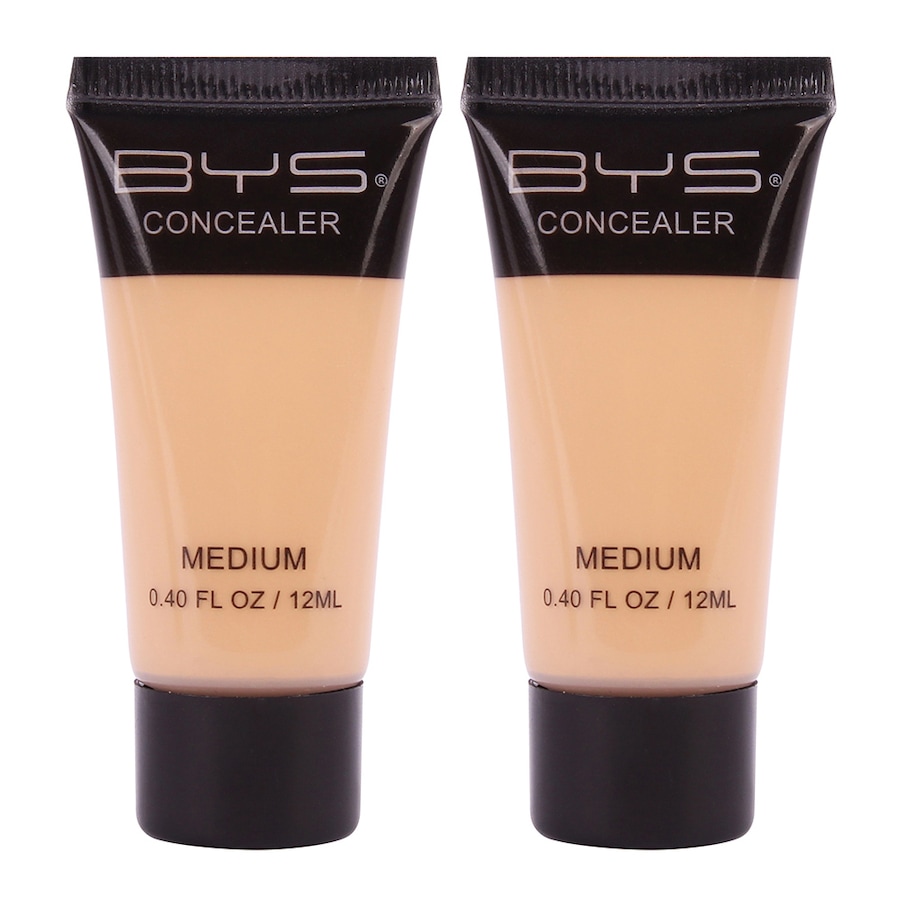 2PK BYS Concealer Tube Face Cream Cosmetic Beauty Makeup Glam Coverage Medium