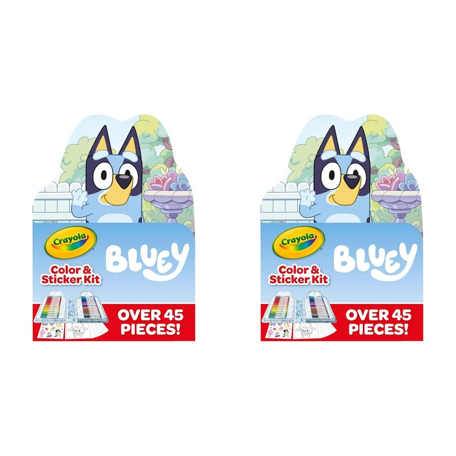 Buy 2PK Crayola Color & Sticker Art & Craft Kit Markers/Pages/Stickers ...