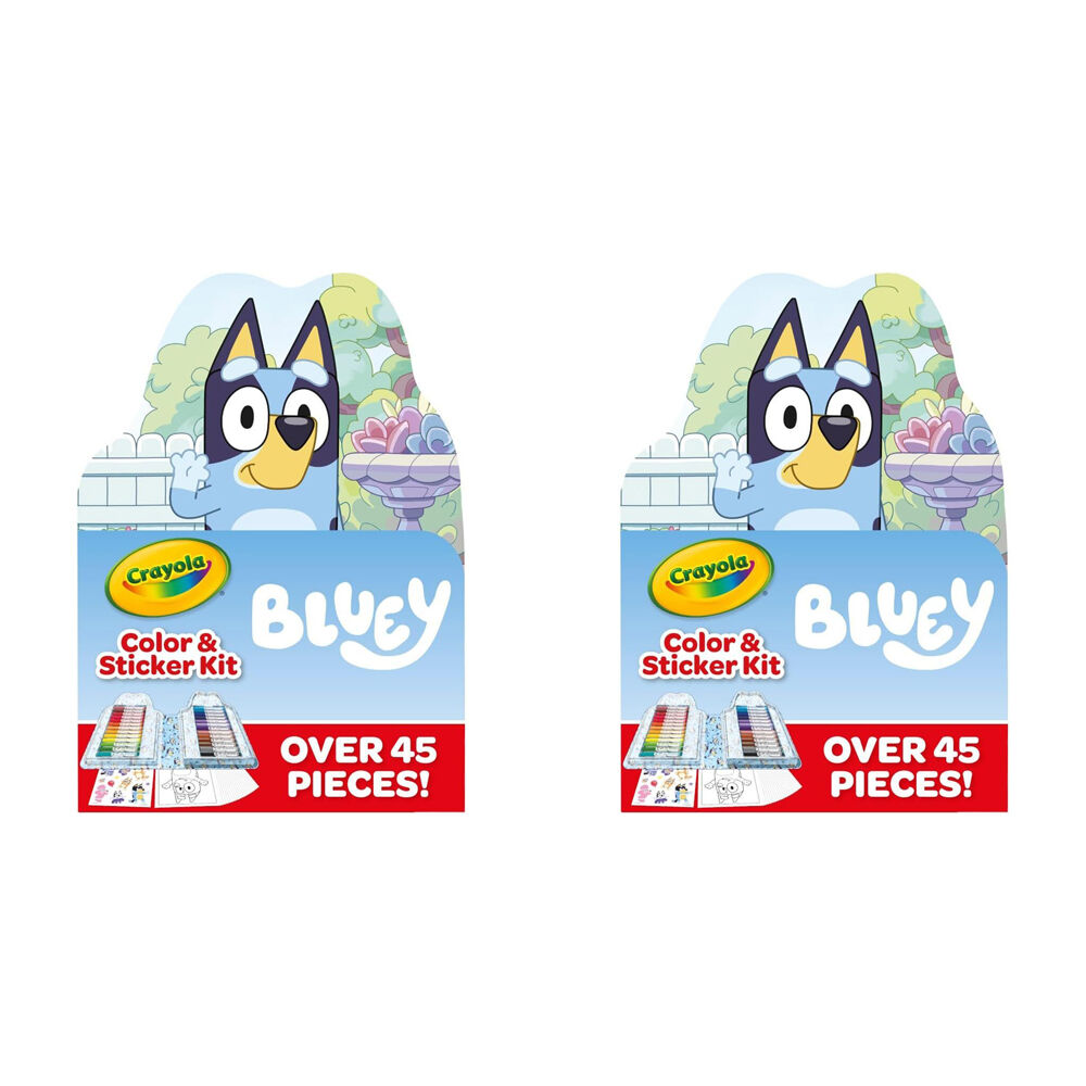 Buy 2PK Crayola Color & Sticker Art & Craft Kit Markers/Pages/Stickers ...