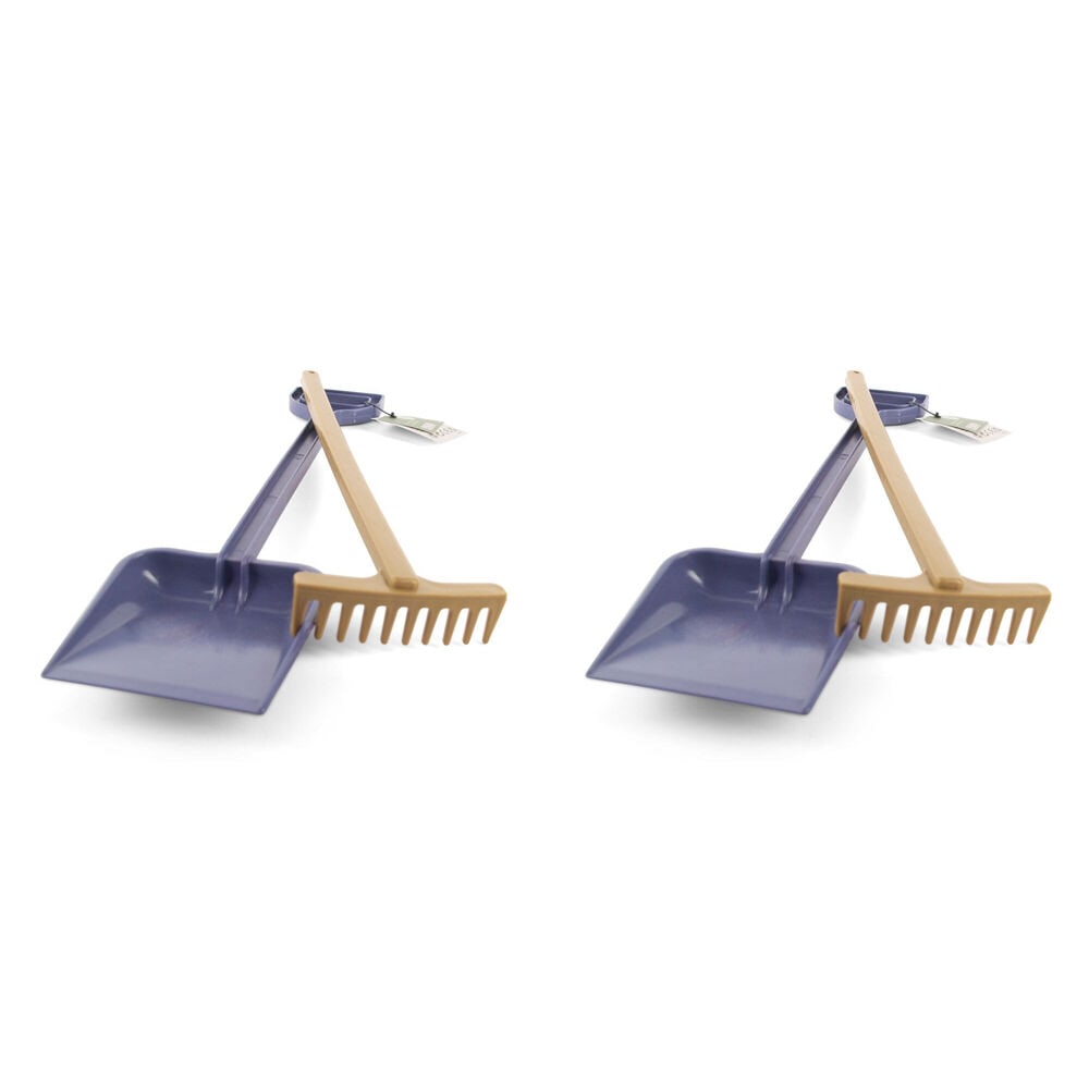 Buy 2PK Dantoy Green Bean Plastic Shovel & Rake Sandpit/Beach Toys Kids ...