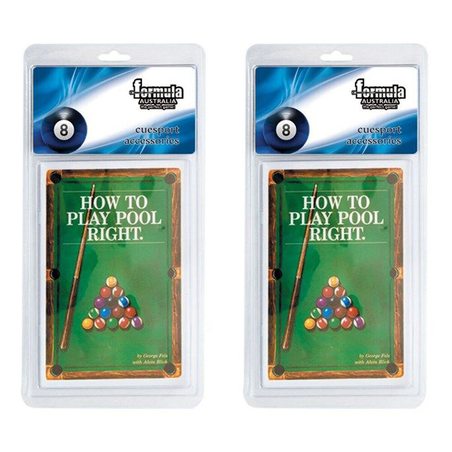 Buy 2PK Formula Sports How to Play Pool Right Games Billiard Table ...
