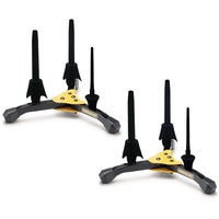 2PK Hercules Foldable Musical Instrument Stand/Holder for Clarinet/Flute Black