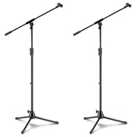 2PK Hercules Tripod Microphone Stand/Holder Mic Mount w/Die Cast Base/Boom/Clip
