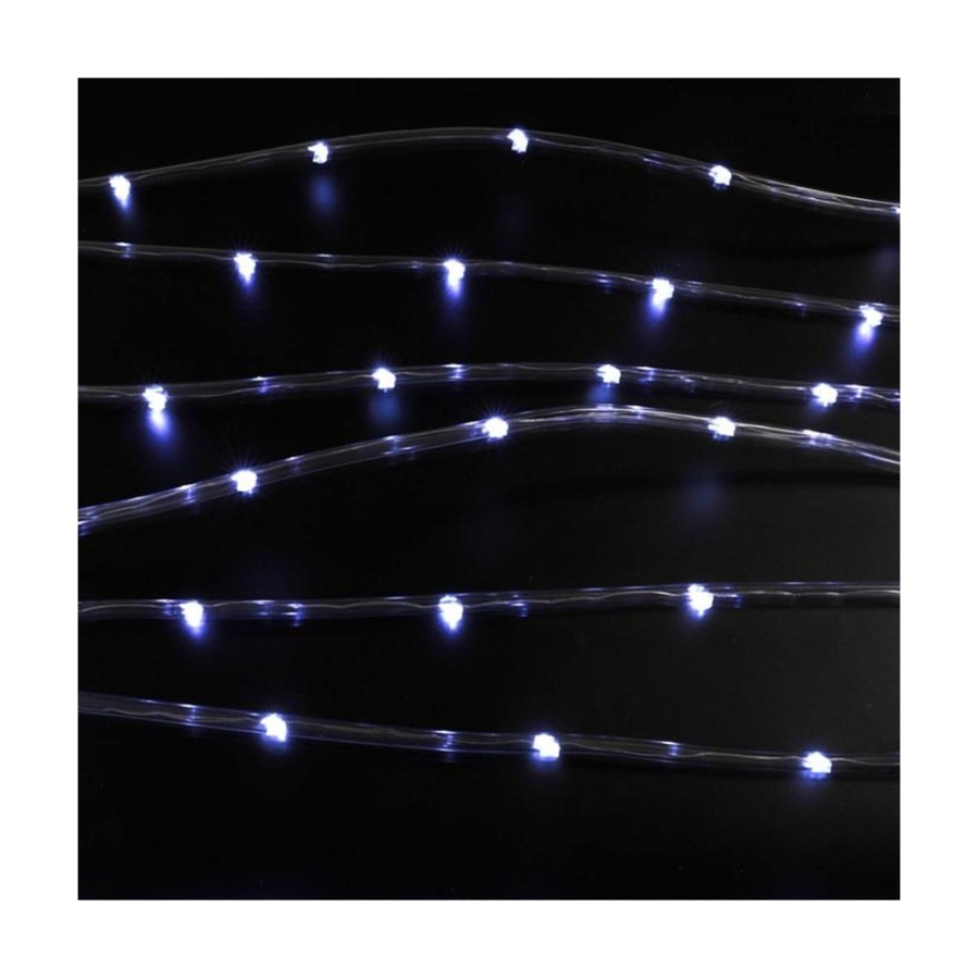 2PK Home Brite Outdoor LED Solar Rope String Lights 10 Metres White