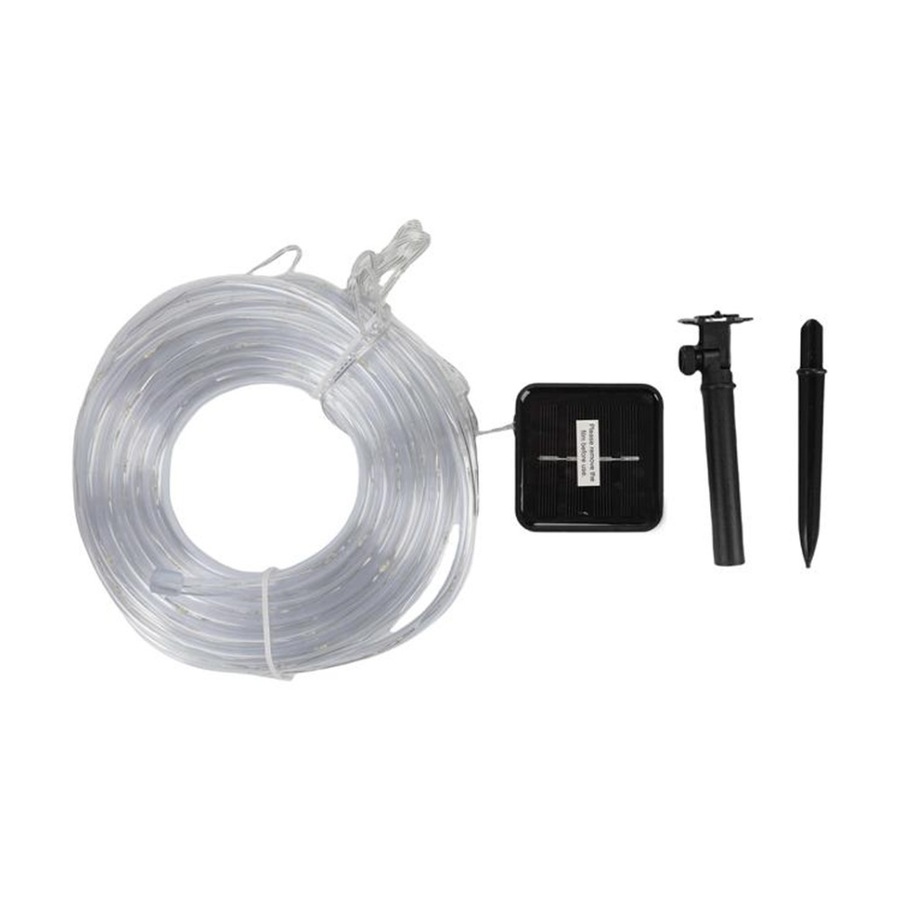 2PK Home Brite Outdoor LED Solar Rope String Lights 10 Metres White