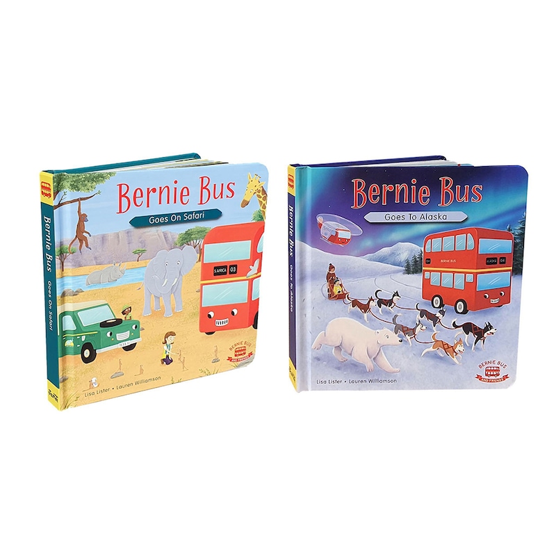 Buy 2PK Indigo Jamm Short Story Book Bernie Bus Goes On Safari & Alaska ...