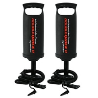 2PK Intex 14" High Output Hand Pump for Air Bed/Mattress Inflatable Pool/Toy BLK