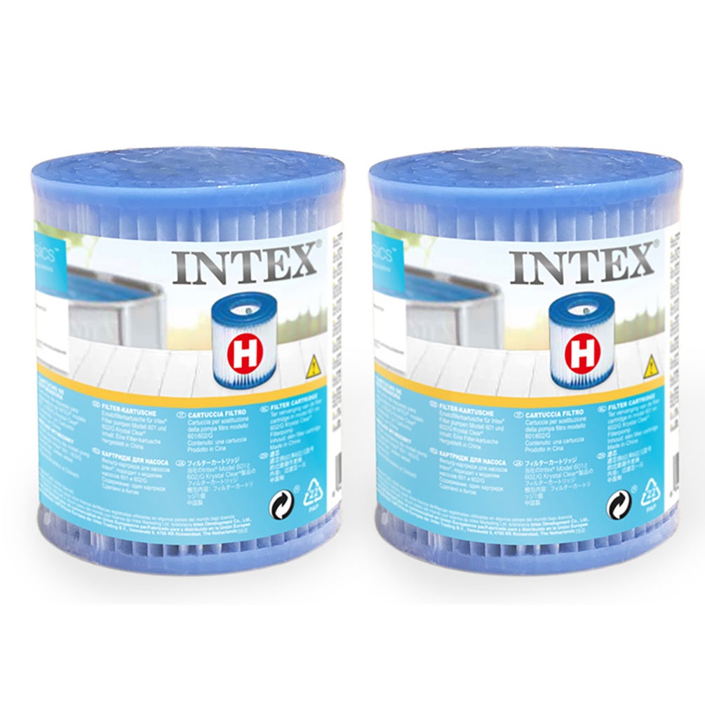 2PK Intex Filter Cartridge H Replacement/Accessory for Intex Pool Filter Pump