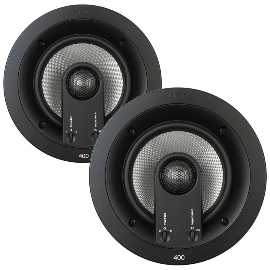 2PK Jamo IC 406 FGII Custom 400 Series 2-way In-Ceiling Speaker Home Audio White