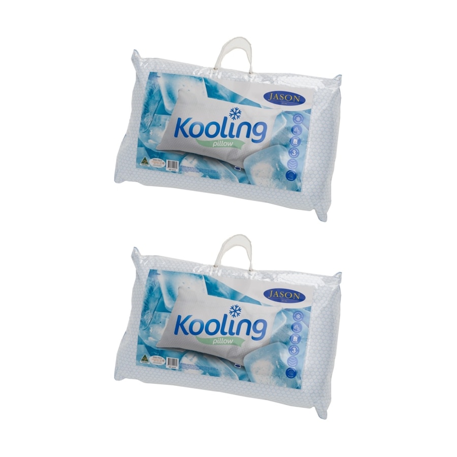 2PK Jason Kooling Firm Pillow Cooling Knitted Polyethylene Surface Standard