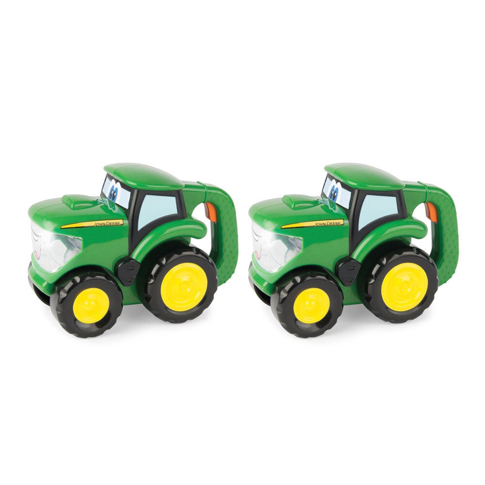 2PK John Deere 15cm Johnny Kids Tractor Flashlight/Torch Vehicle Play/Toys/18m+