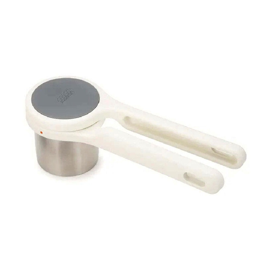 2PK Joseph & Joseph 26.5cm Helix Potato Ricer Kitchen Twisting Masher White/Grey