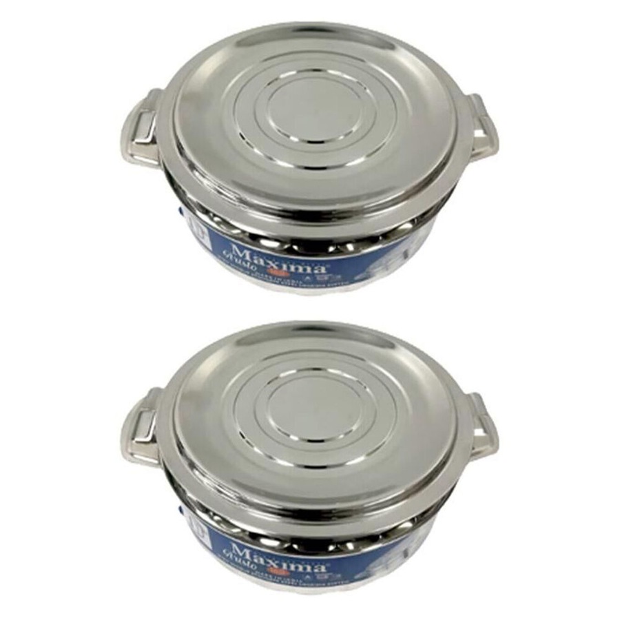 Maxima Pots Buy 2PK Maxima Stainless Steel Aristo Pot w/ Lid 1.5L Induction ...