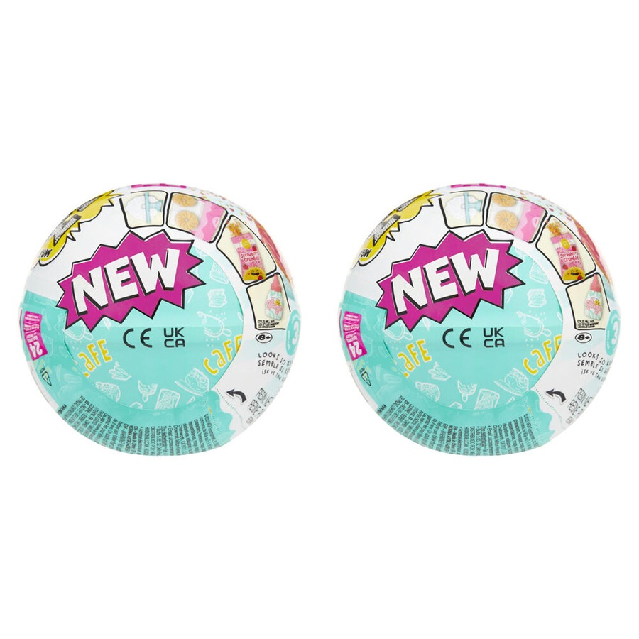 2PK MGA's Miniverse Make It Mini Foods Cafe Series Miniatures 3B Assorted 8y+