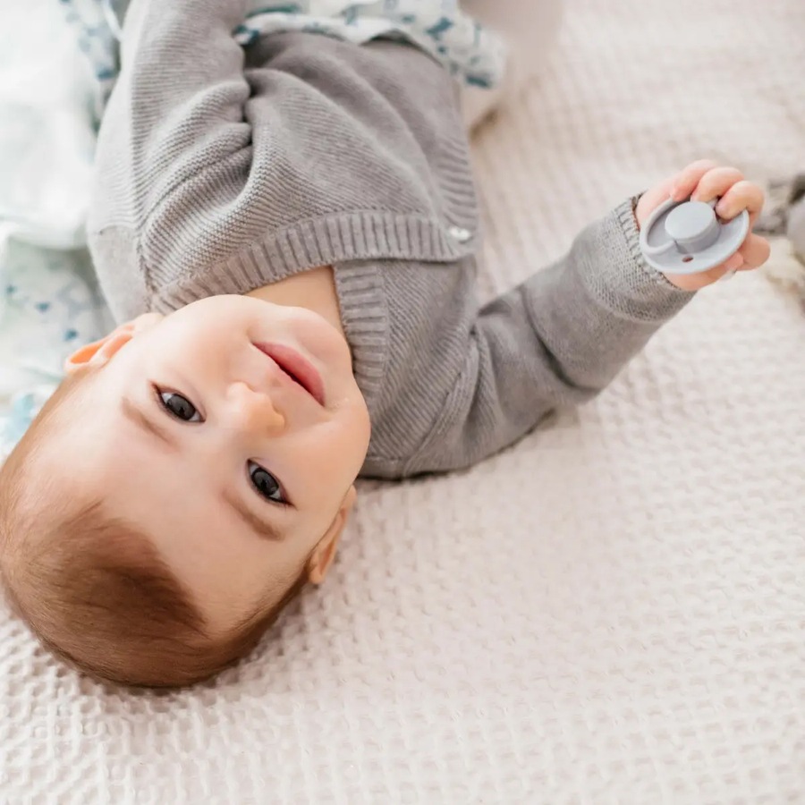 2PK Mininor Baby/Infant Feeding Dummy Silicone Pacifier/Soother Willow Green 0m+