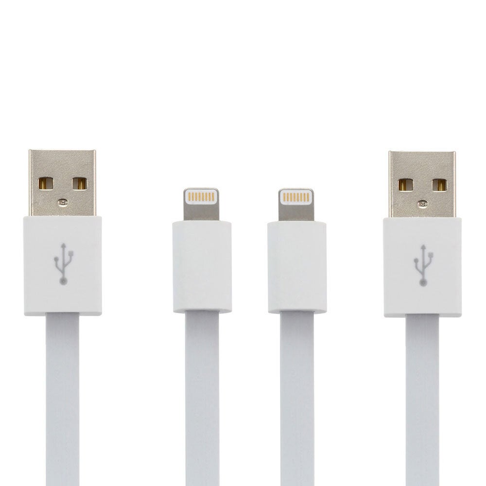 2x Moki USB-A to Lightning MFI-Certified Data Sync Charging Cable for iPhone WH