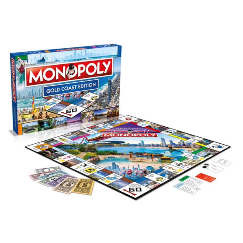 Buy 2PK Monopoly Kids/Family Board Game 8y+ Australian Brisbane & Gold ...