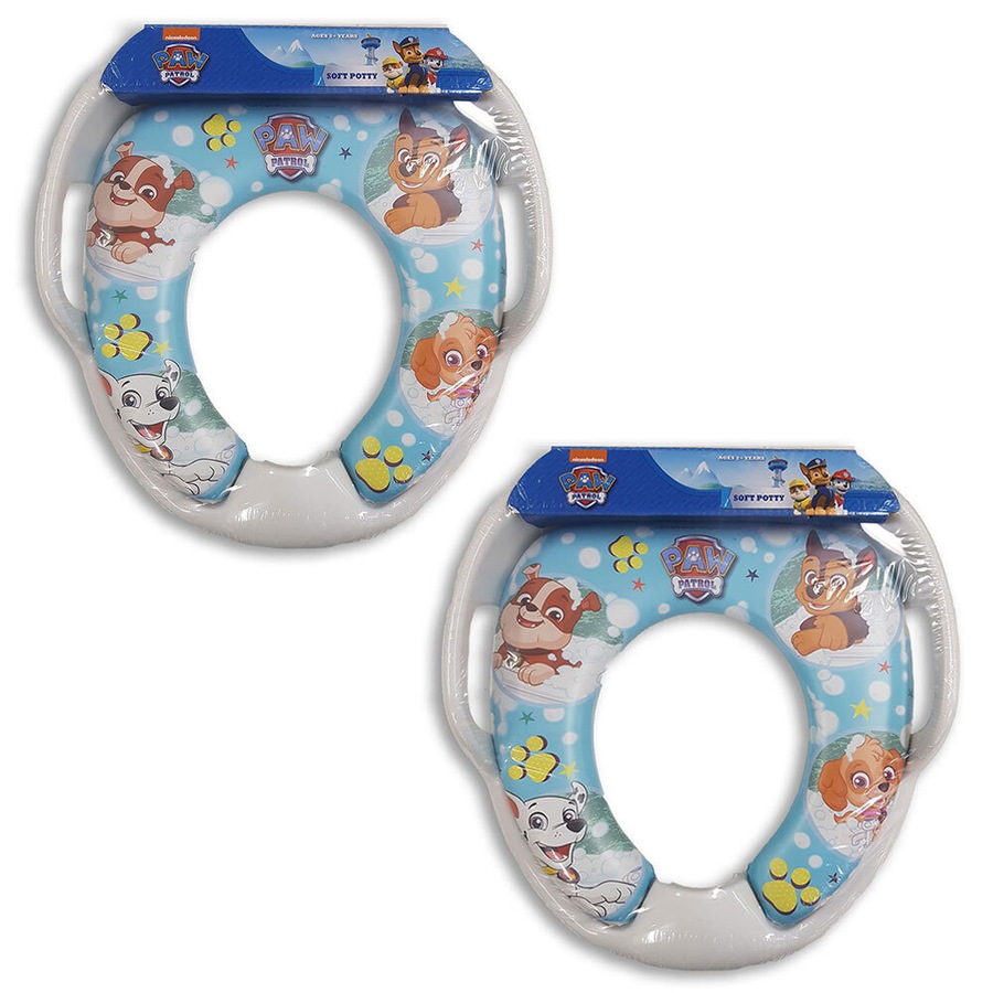 2PK Paw Patrol Soft Padded Potty Seat for Toilet Training Toddler/Kids 2y+ Blue
