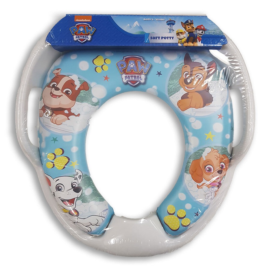 2PK Paw Patrol Soft Padded Potty Seat for Toilet Training Toddler/Kids 2y+ Blue