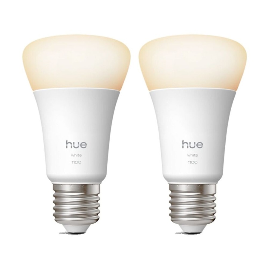 2PK Philips Hue 9.5W A60 V2 Smart LED Warm White Lightbulb E27