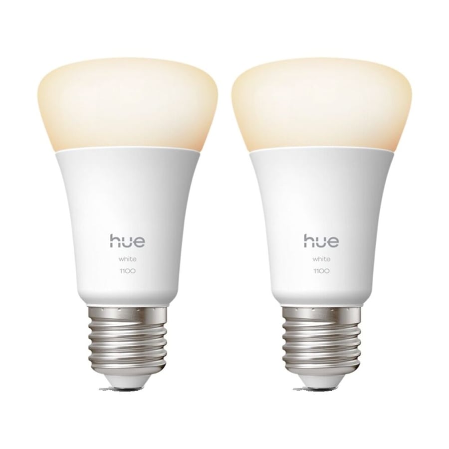 2PK Philips Hue 9.5W A60 V2 Smart LED Warm White Lightbulb E27